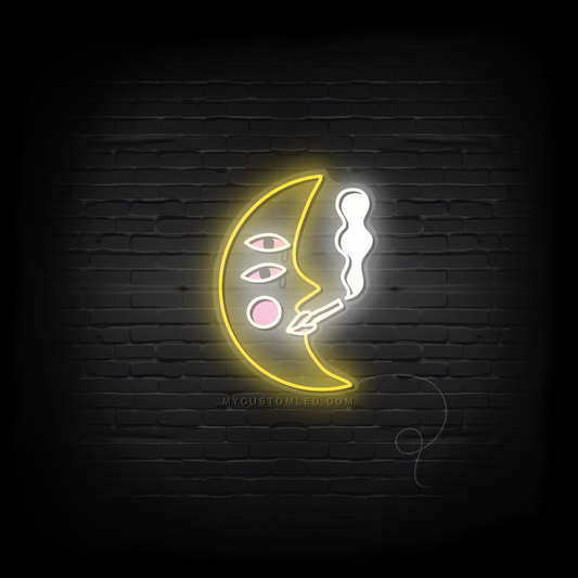 Chill Moon LED Neon Sign