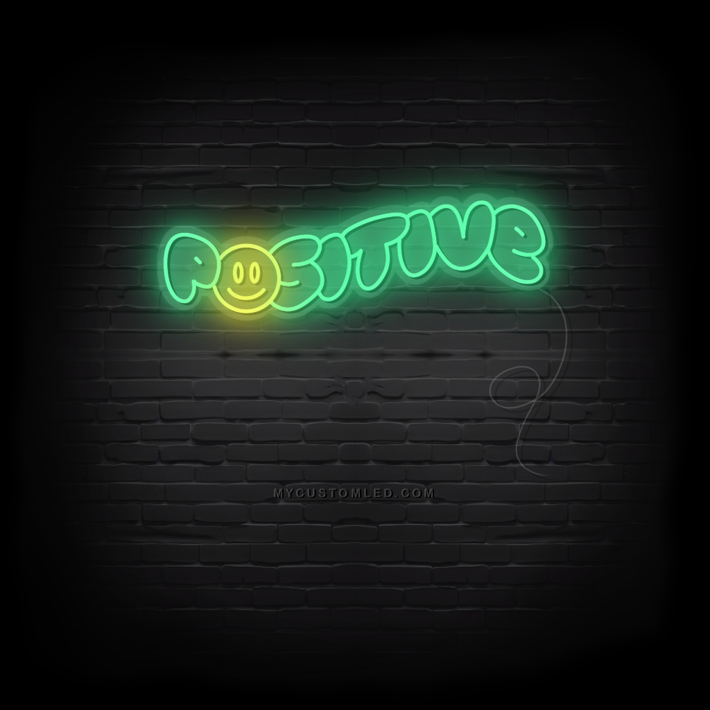 Positive Smile LED Neon Sign