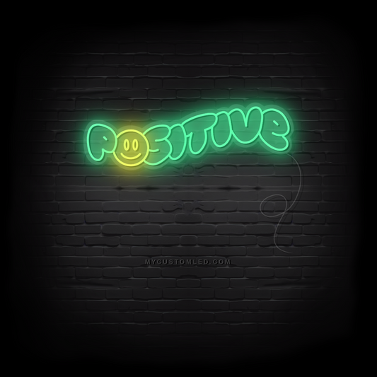 Positive Smile LED Neon Sign