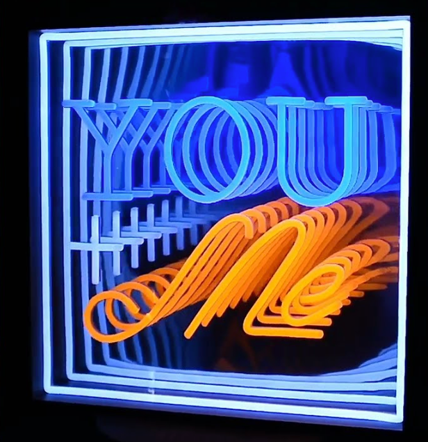 Neon LED Infinity Mirror