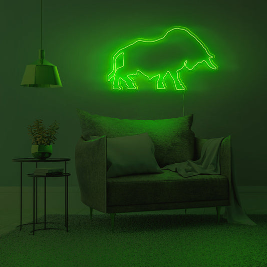 Bull Market Neon LED Sign