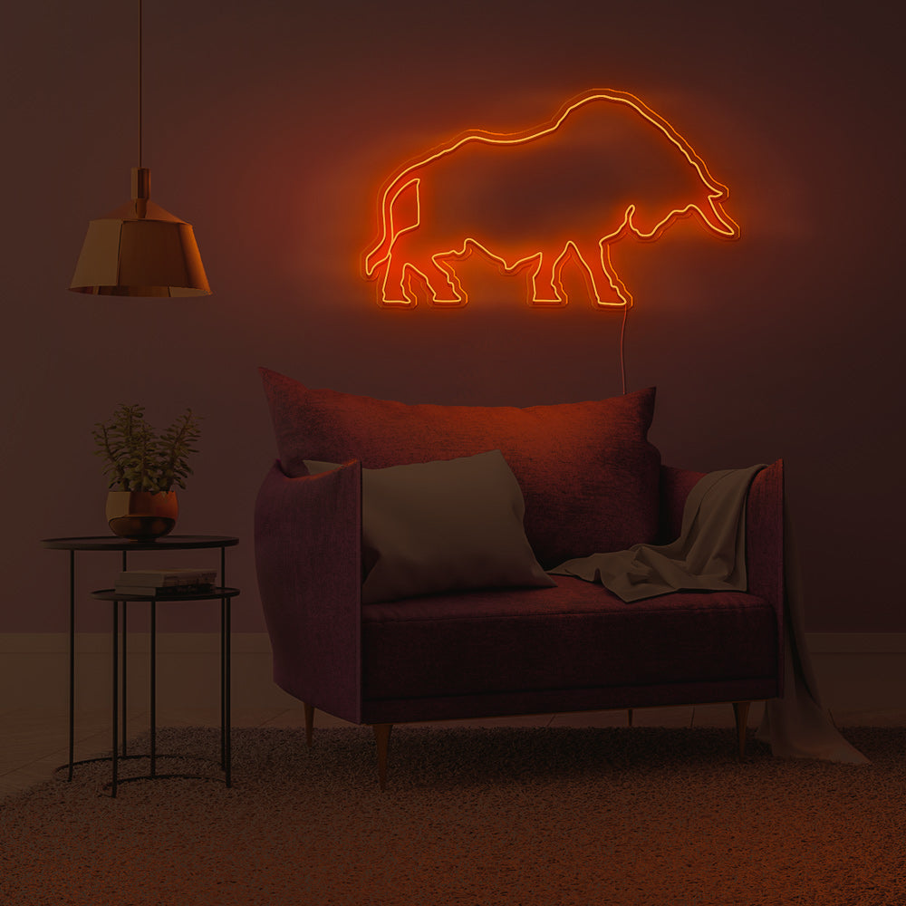 Bull Market Neon LED Sign
