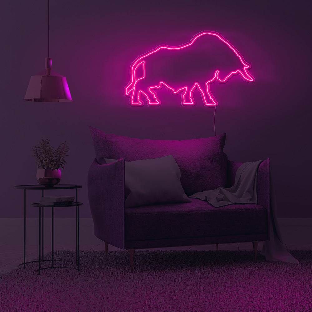 Bull Market Neon LED Sign