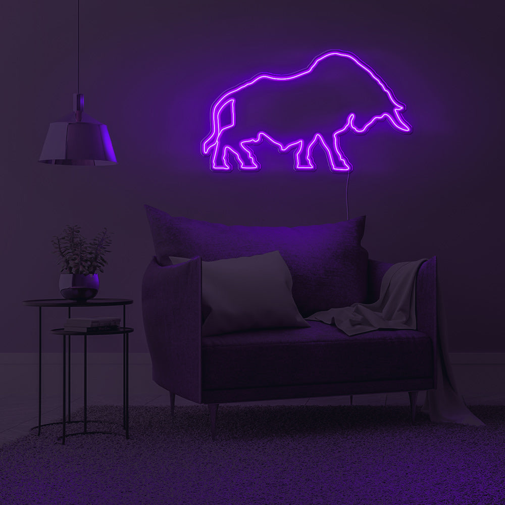 Bull Market Neon LED Sign