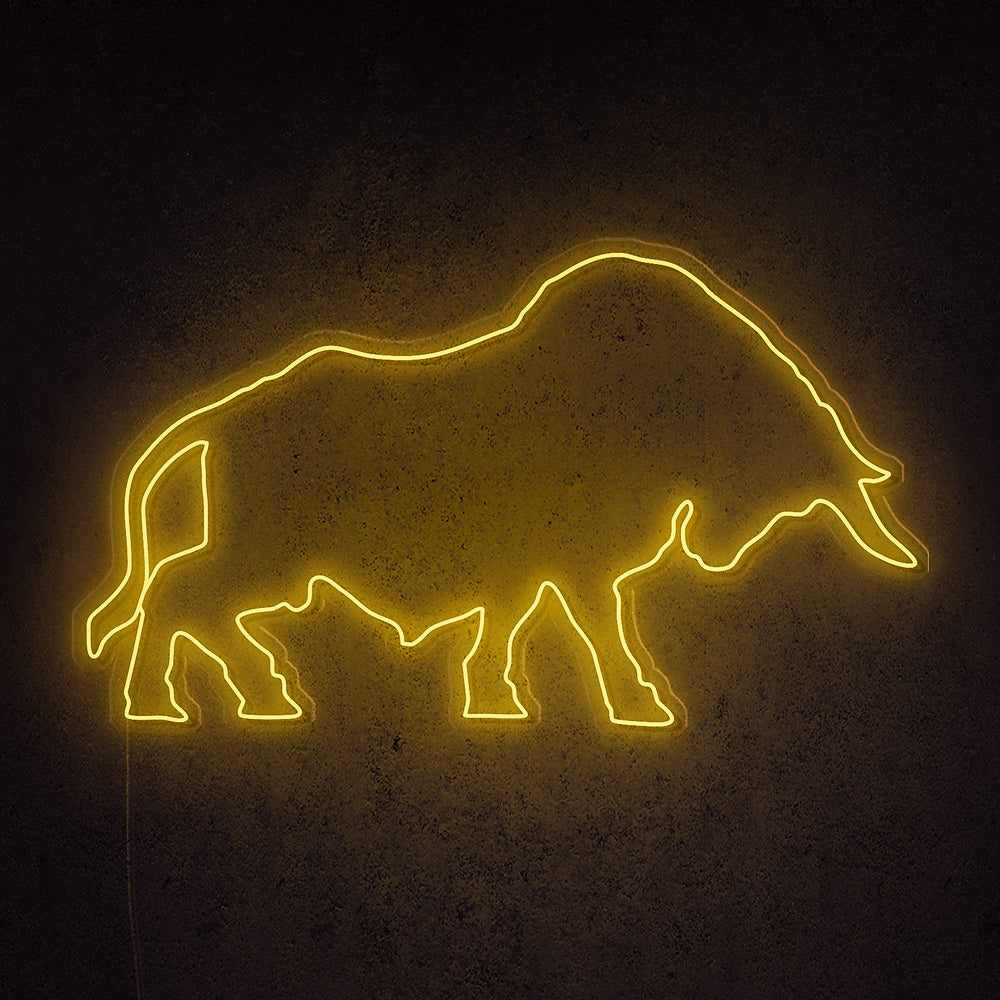 Bull Market Neon LED Sign