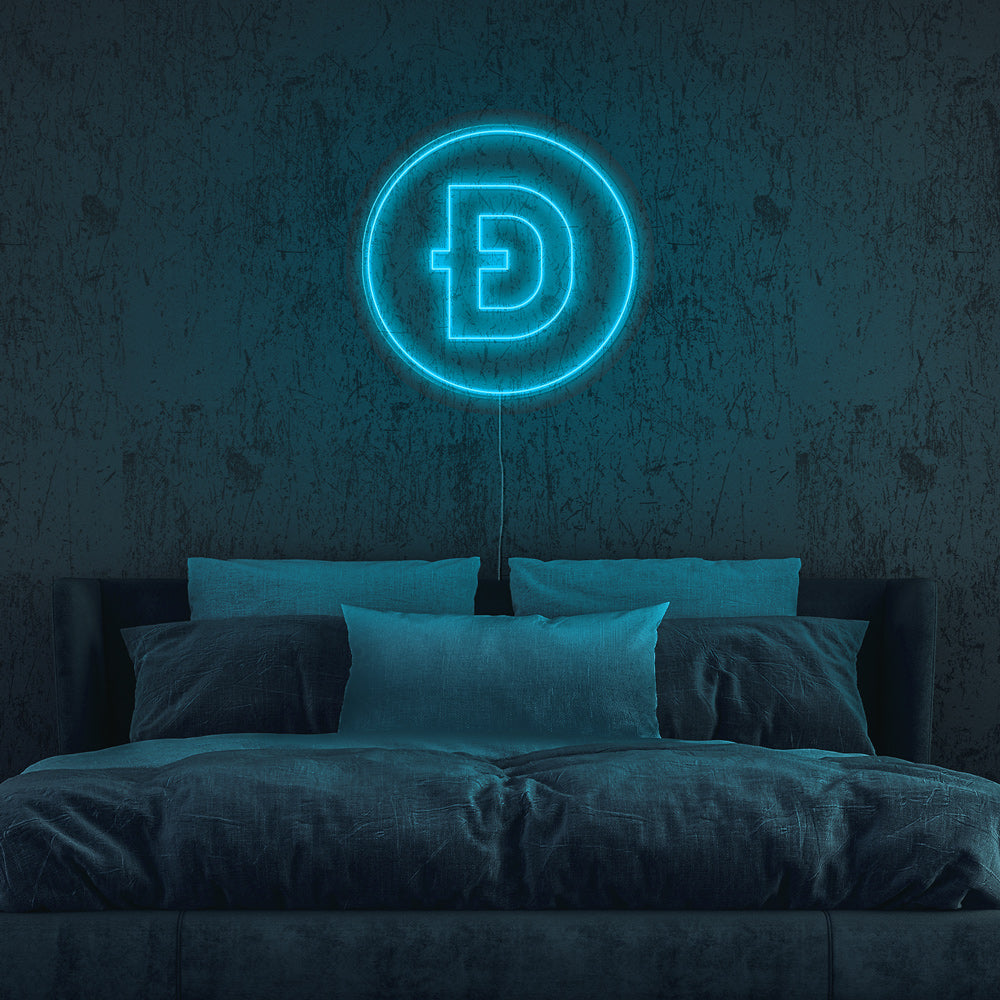 Dogecoin Neon LED Sign