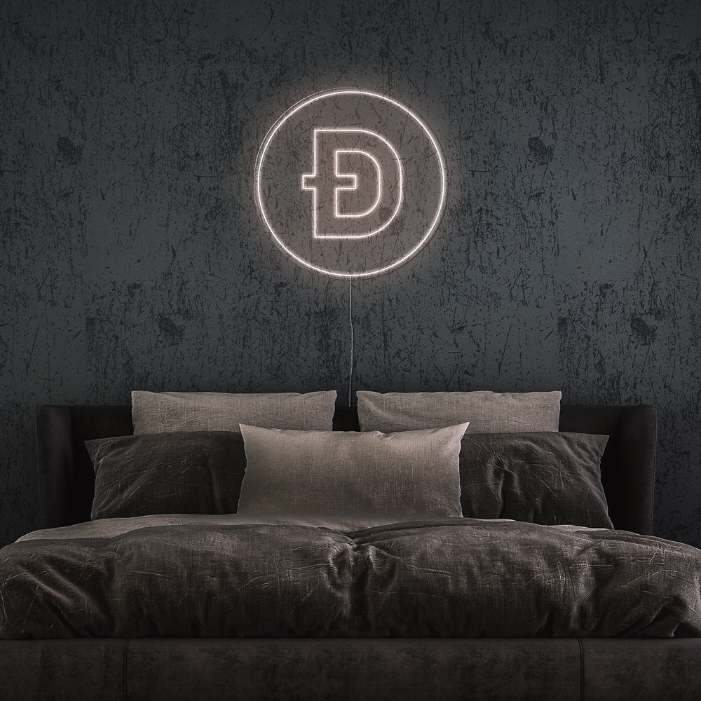 Dogecoin Neon LED Sign
