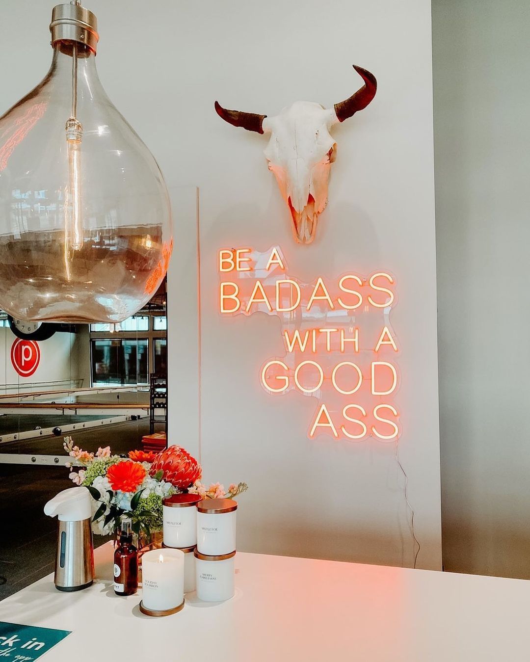 Badass With a Good Ass LED Neon Sign