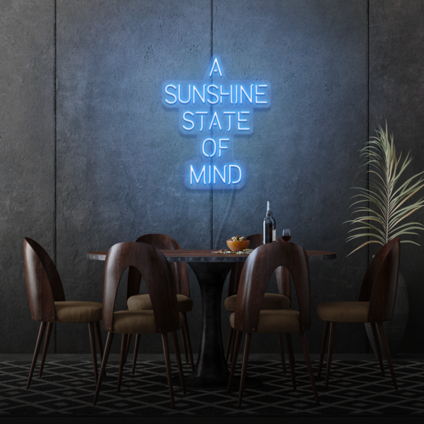 A Sunshine State of Mind LED Neon Sign