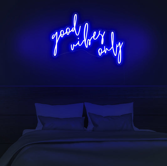 Good Vibes Only LED Neon Sign