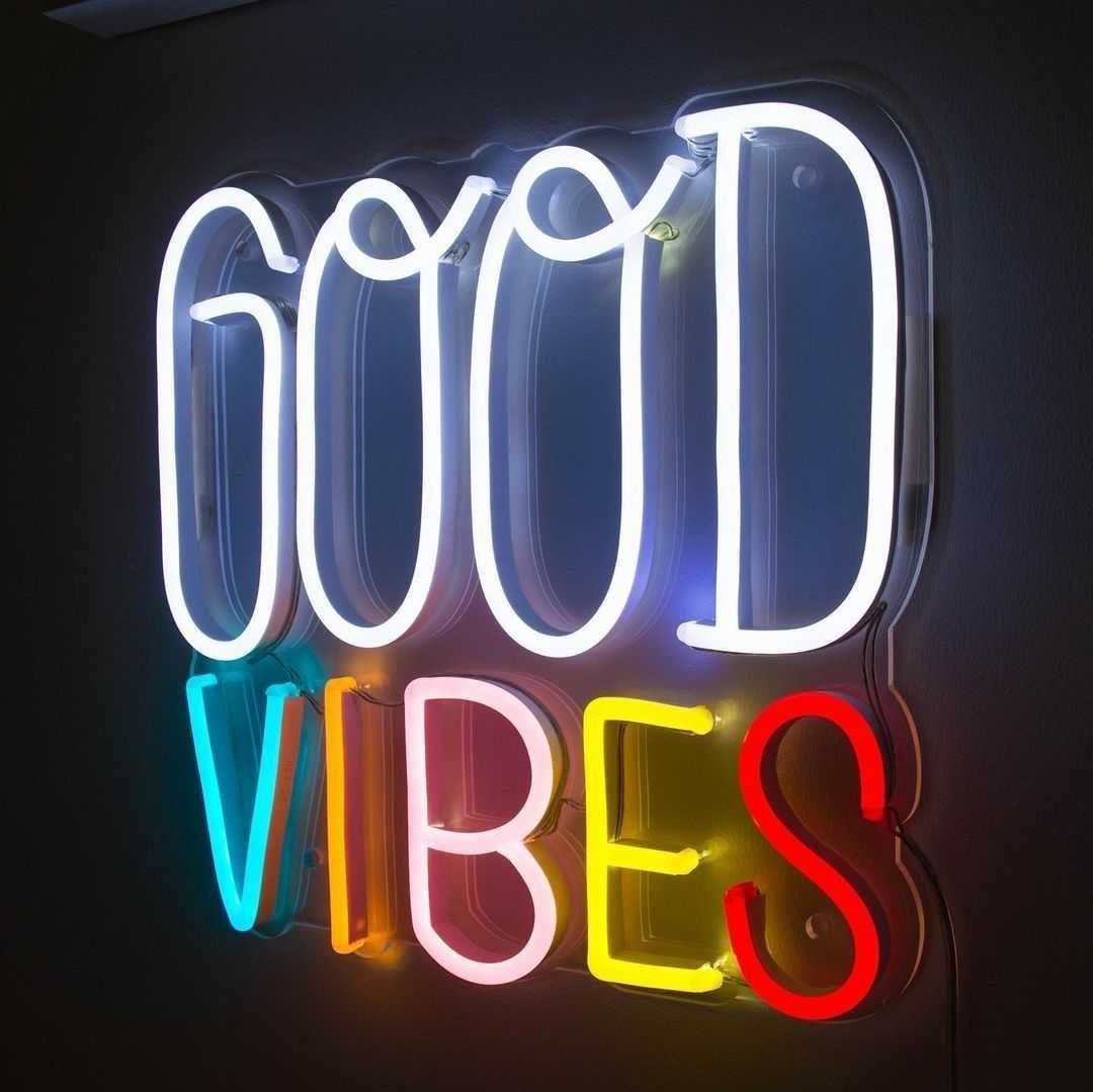 Good Vibes LED Neon Sign