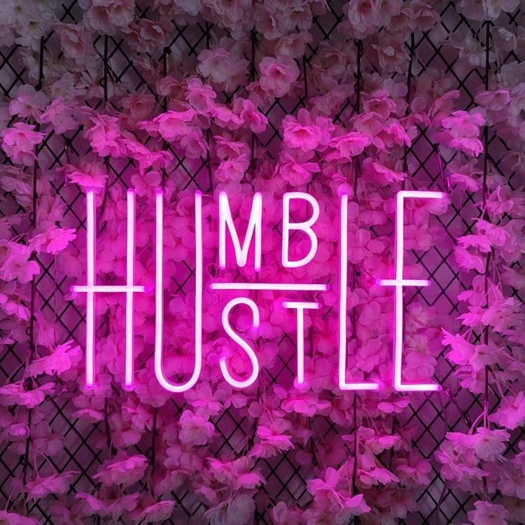 Humble / Hustle LED Neon Sign