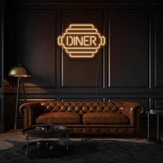 Vintage Style Diner LED Neon Sign