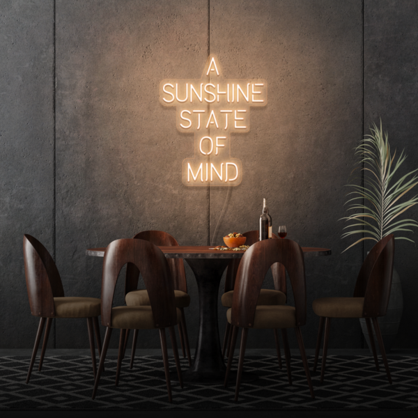 A Sunshine State of Mind LED Neon Sign