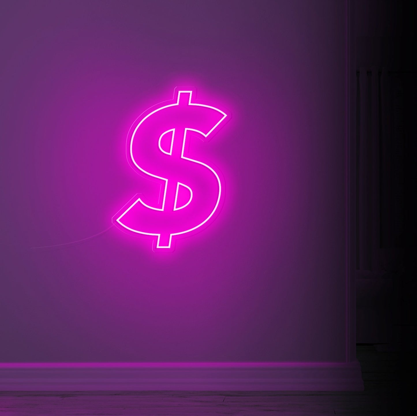 Dollar Sign LED Neon Sign