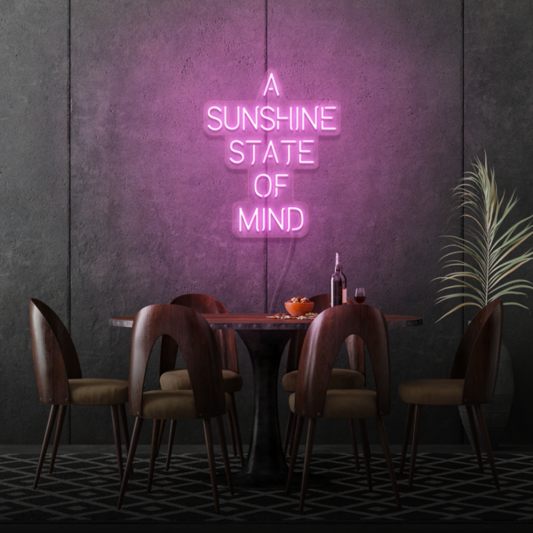 A Sunshine State of Mind LED Neon Sign