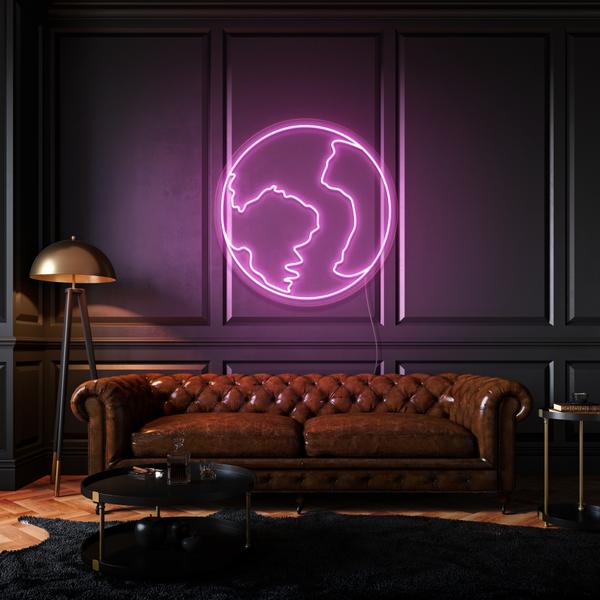 The Earth LED Neon Sign