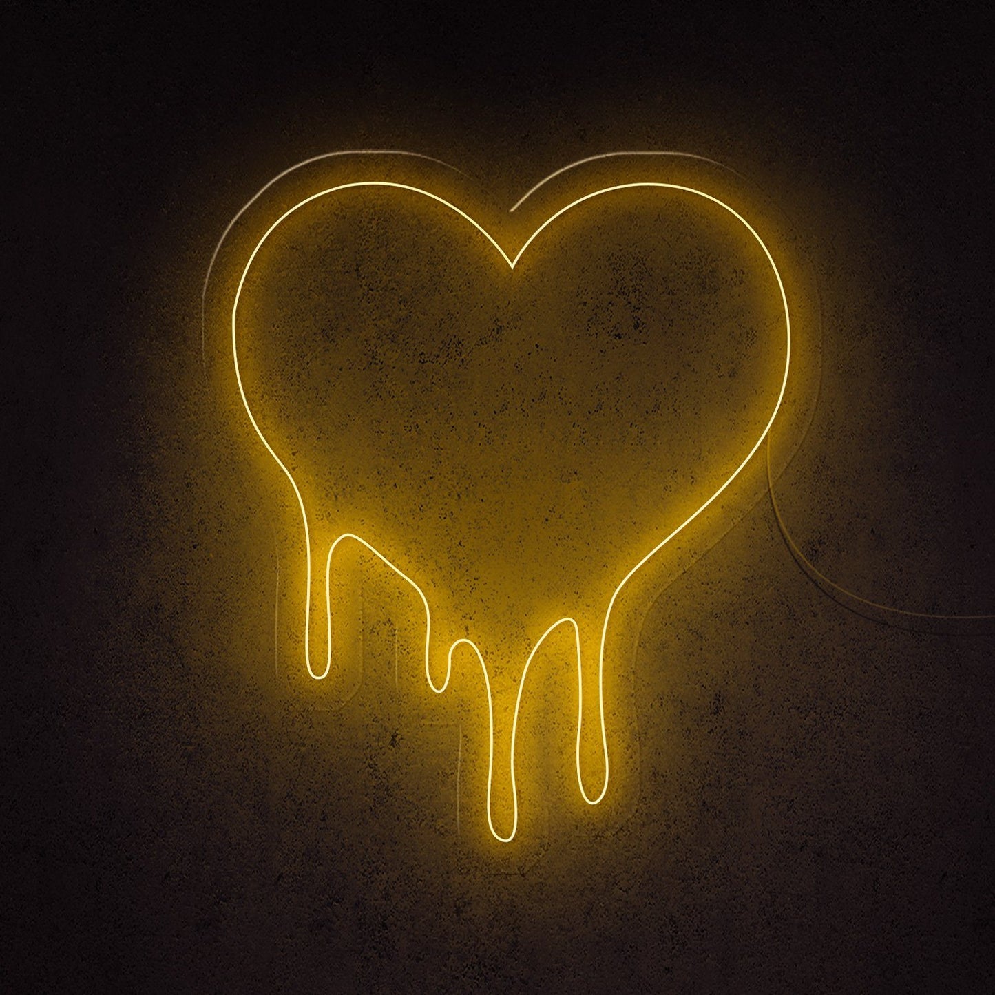 Dripping Heart LED Neon Sign