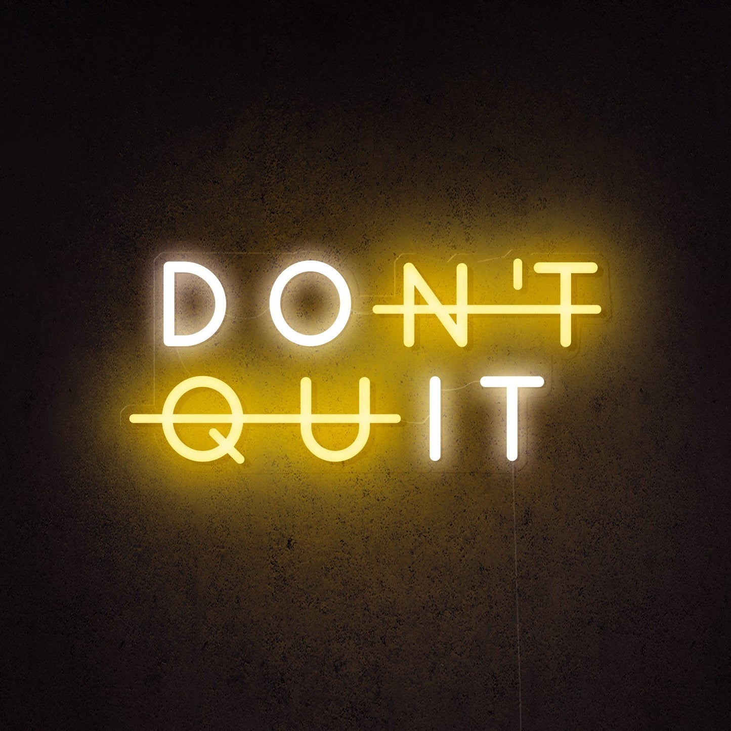 Don't Quit LED Neon Sign
