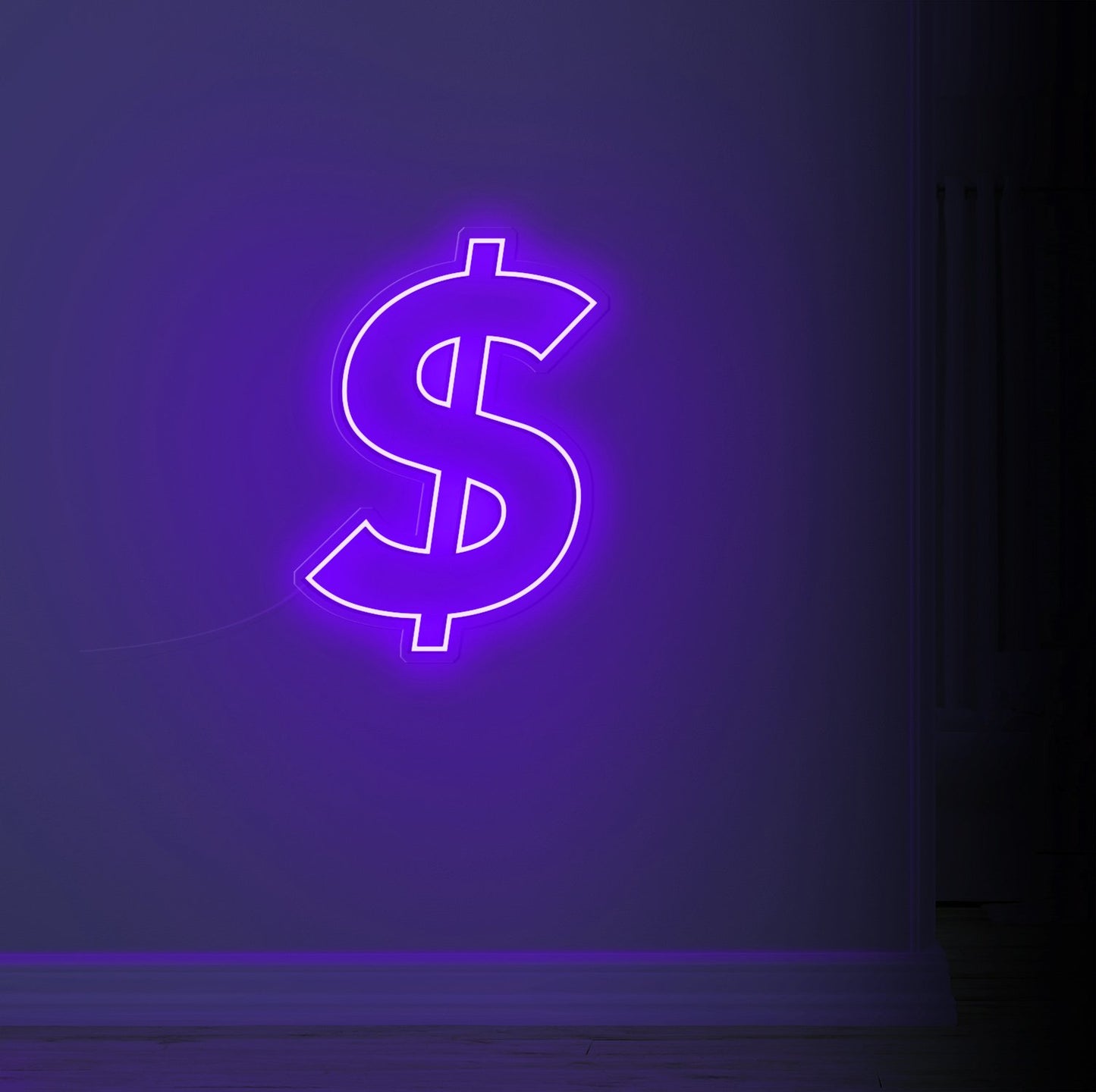 Dollar Sign LED Neon Sign