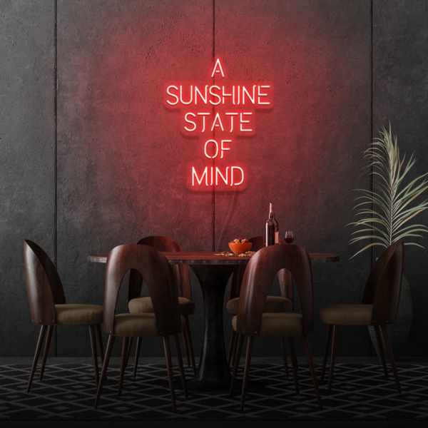 A Sunshine State of Mind LED Neon Sign