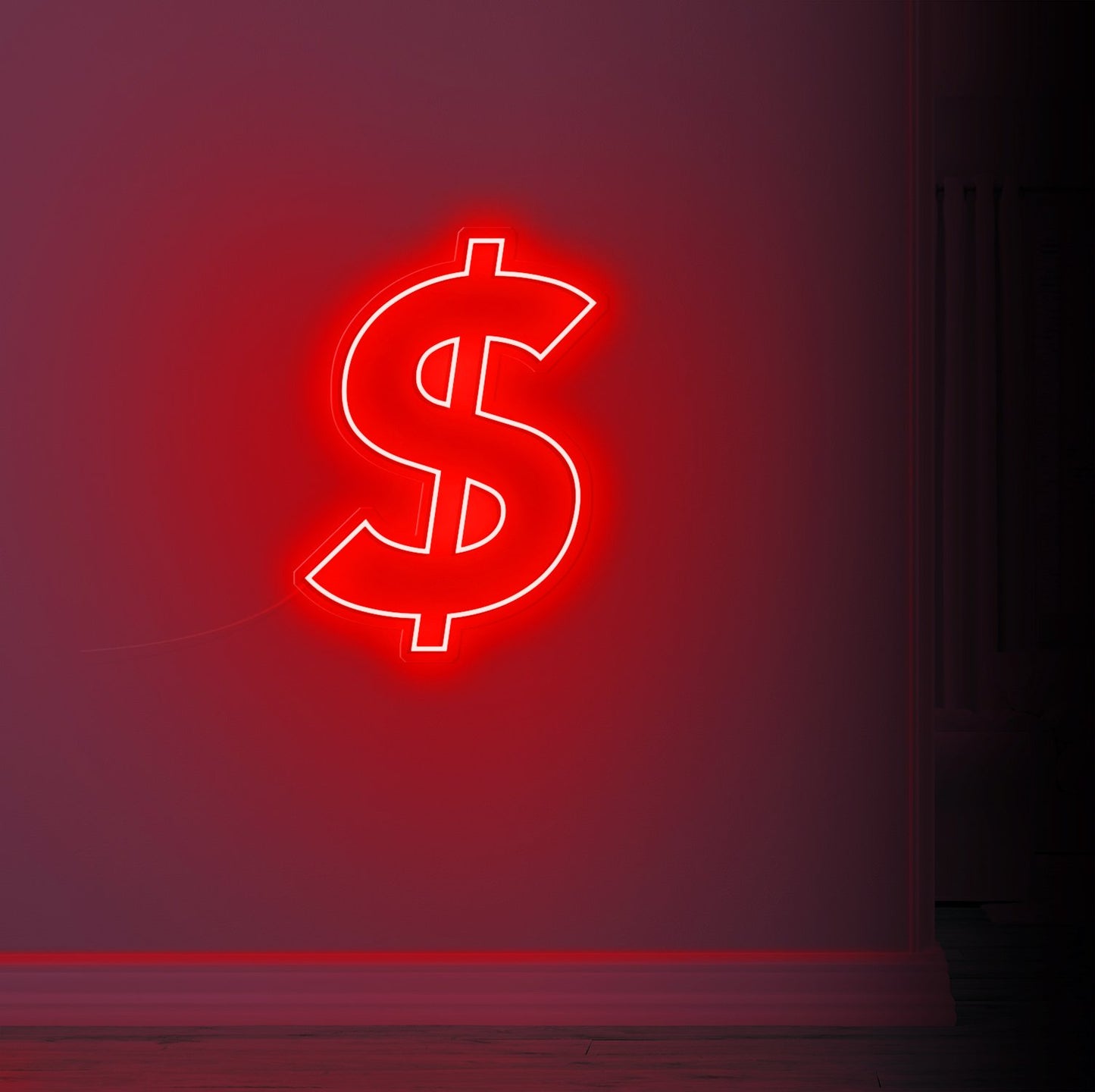 Dollar Sign LED Neon Sign