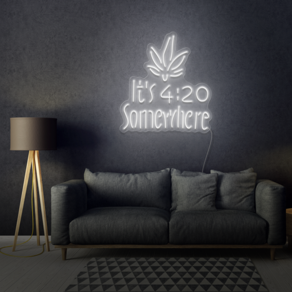 It's 4:20 Somewhere LED Neon Sign