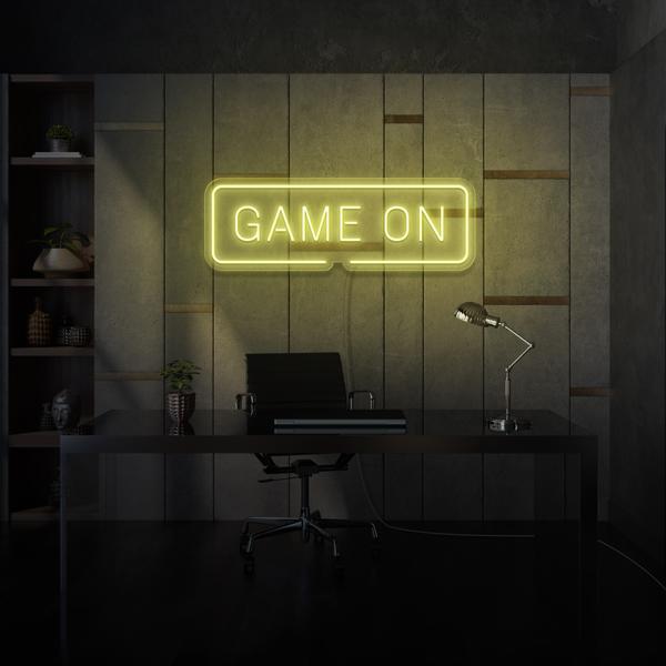 Game On LED Neon Sign