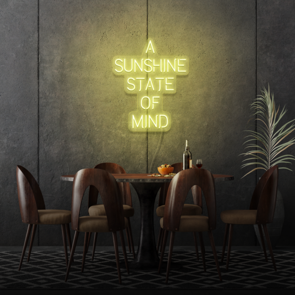 A Sunshine State of Mind LED Neon Sign