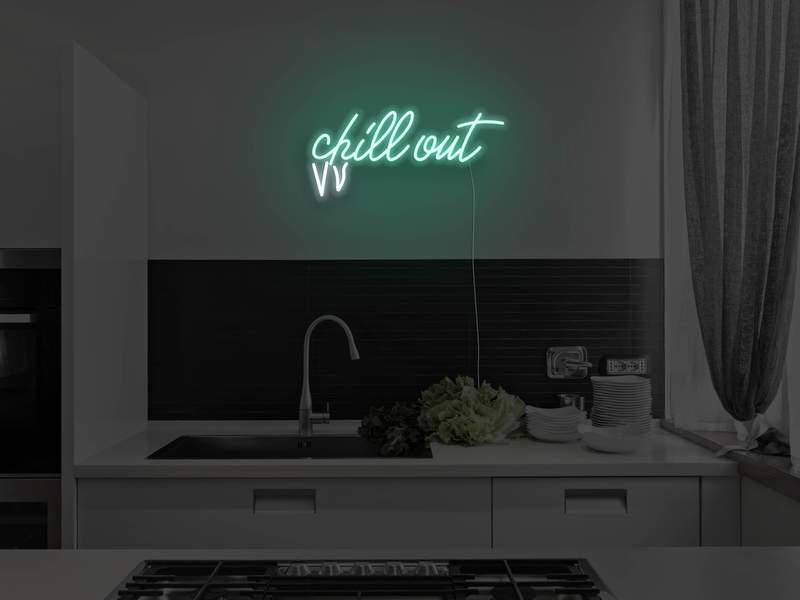 Chill Out LED Neon Sign