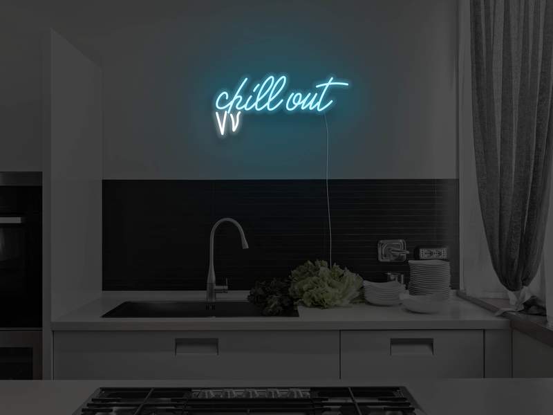Chill Out LED Neon Sign