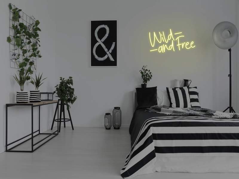 Wild And Free LED Neon Sign