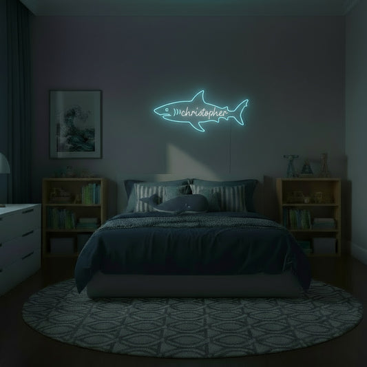 Custom Name Shark LED Neon Sign