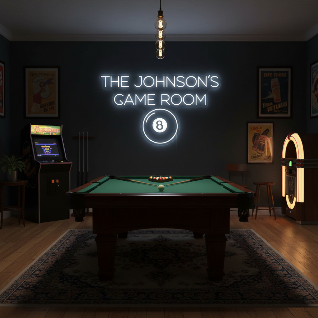 Personalized Game Room LED Neon Sign
