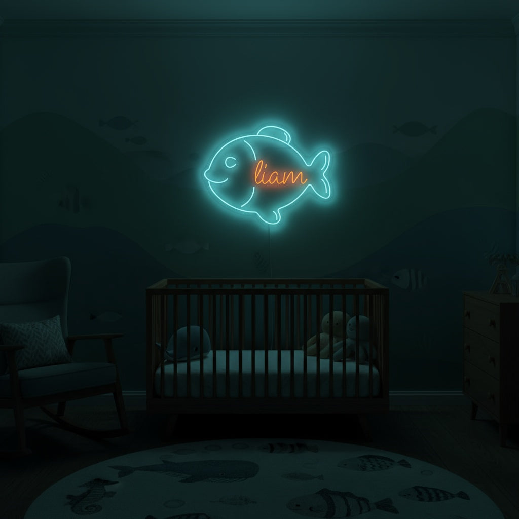 Custom Name Fish LED Neon Sign