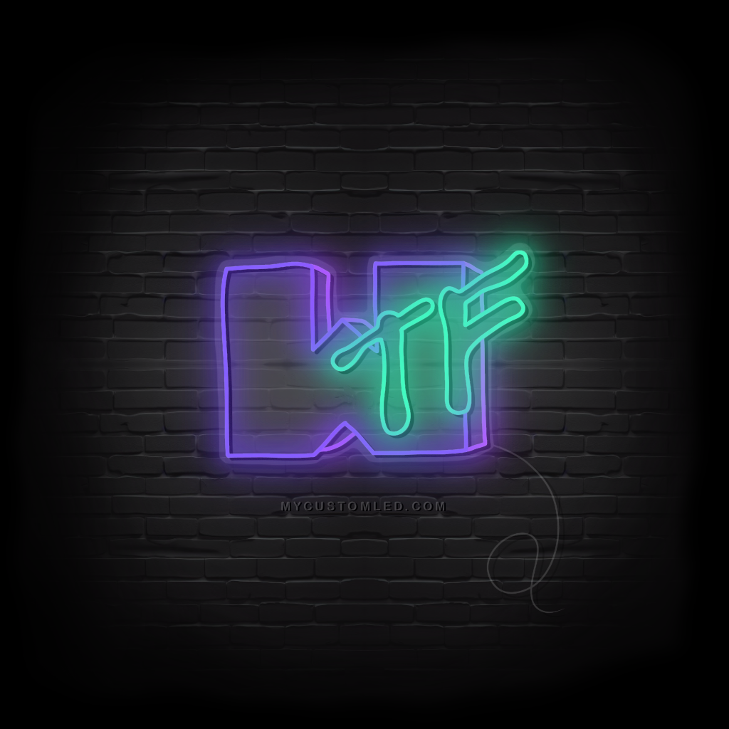 WTF LED Neon Sign