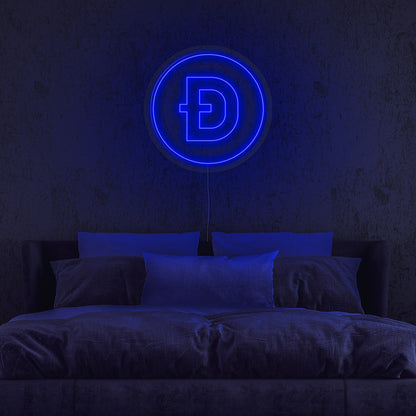 Dogecoin Neon LED Sign