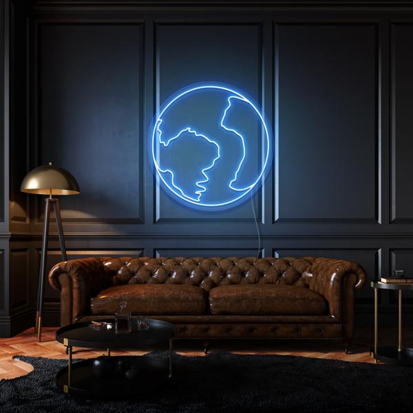 The Earth LED Sign