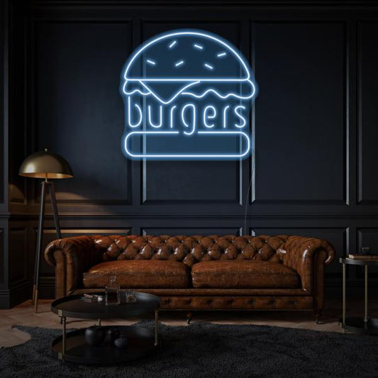 Burgers LED Sign