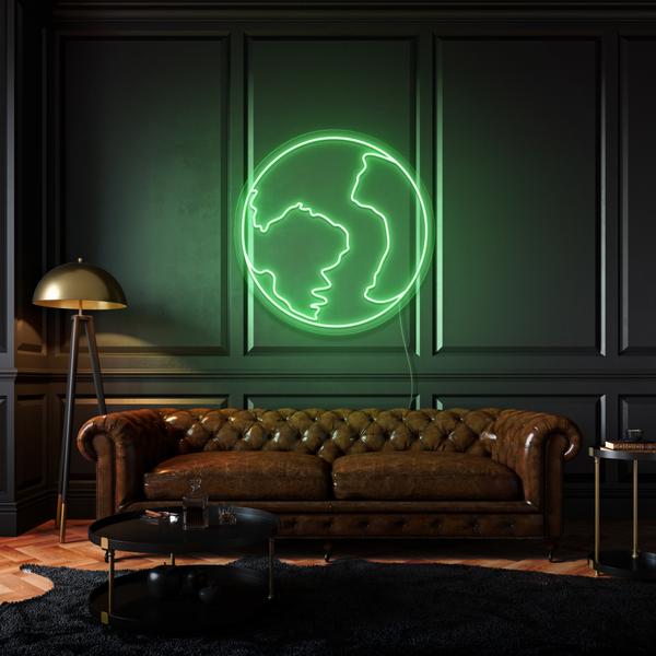 The Earth LED Sign