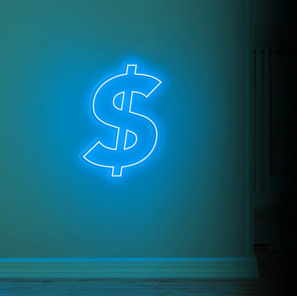 Dollar Sign LED Neon Sign
