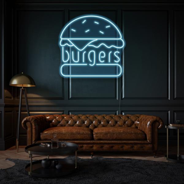 Burgers LED Sign