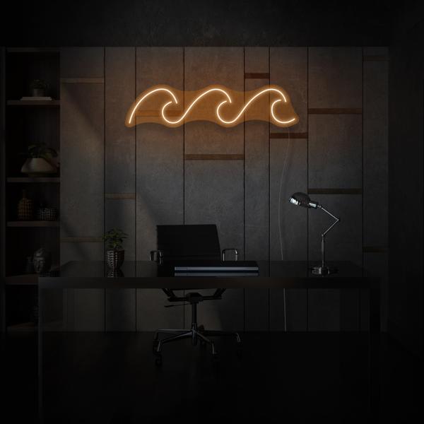 Three Waves LED Sign