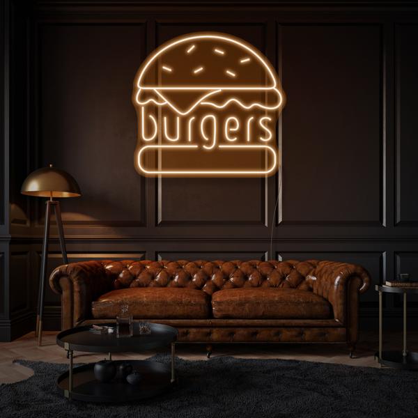 Burgers LED Sign