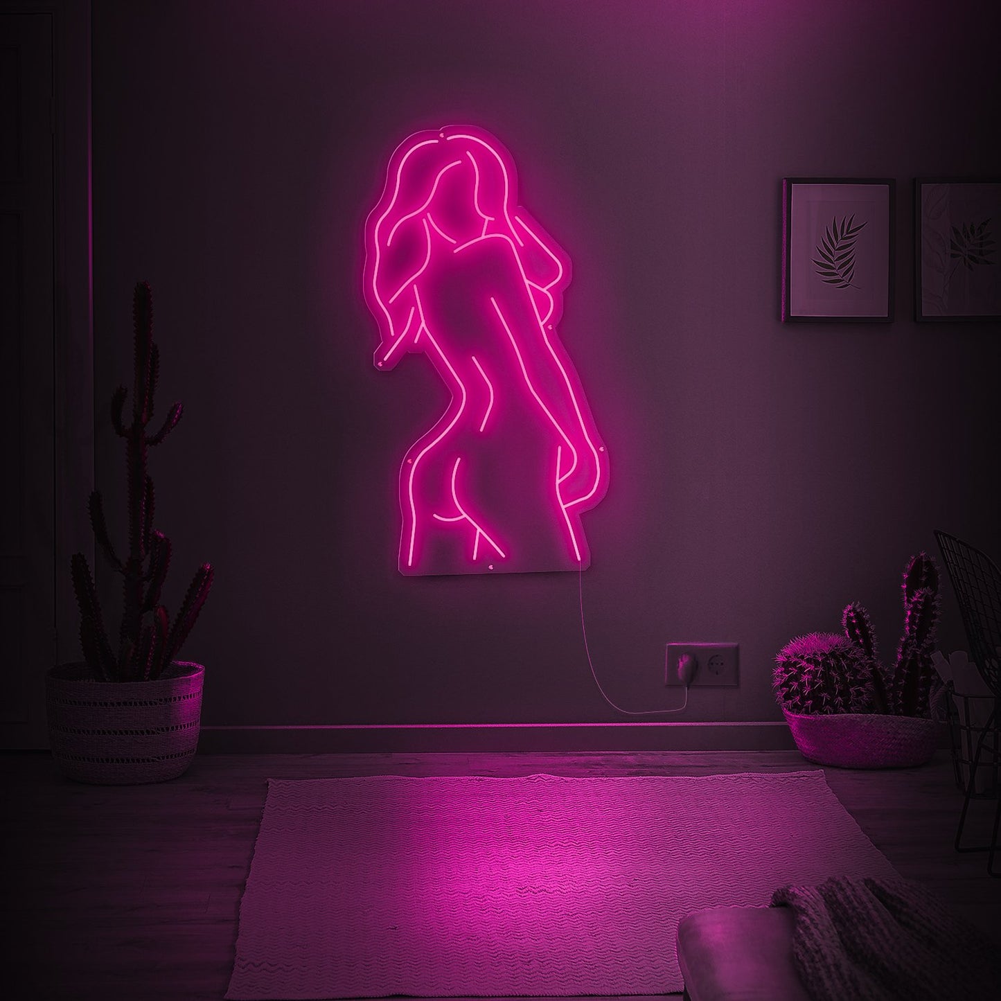 Women Body LED Sign