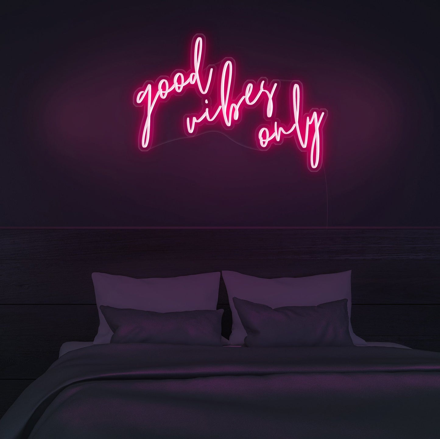 Good Vibes Only LED Sign