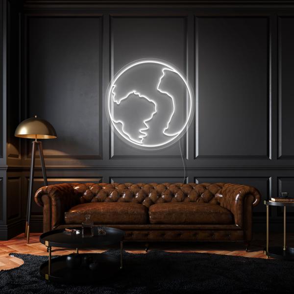 The Earth LED Sign