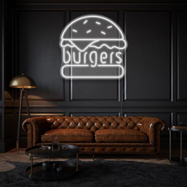 Burgers LED Sign