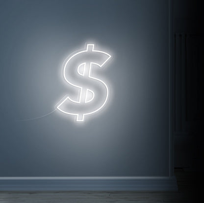 Dollar Sign LED Neon Sign