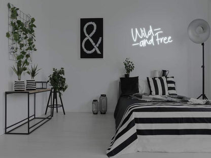 Wild And Free LED Neon Sign
